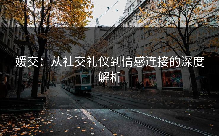 媛交:从社交礼仪到情感连接的深度解析